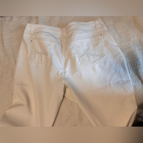 Cato Women's Cream Chinos - Picture 3 of 4